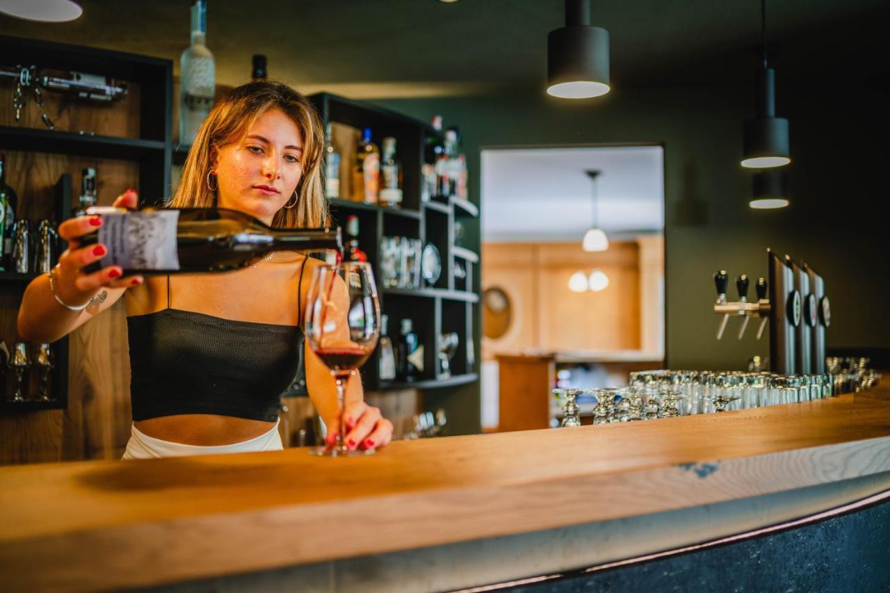 Dolomitenhotel Weisslahnbad تيريس المظهر الخارجي الصورة