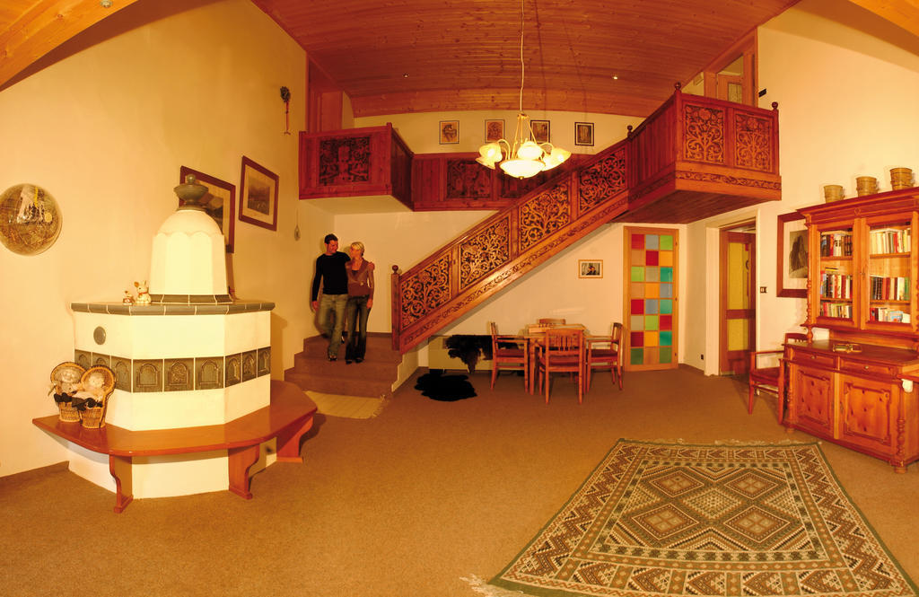 Dolomitenhotel Weisslahnbad تيريس المظهر الخارجي الصورة